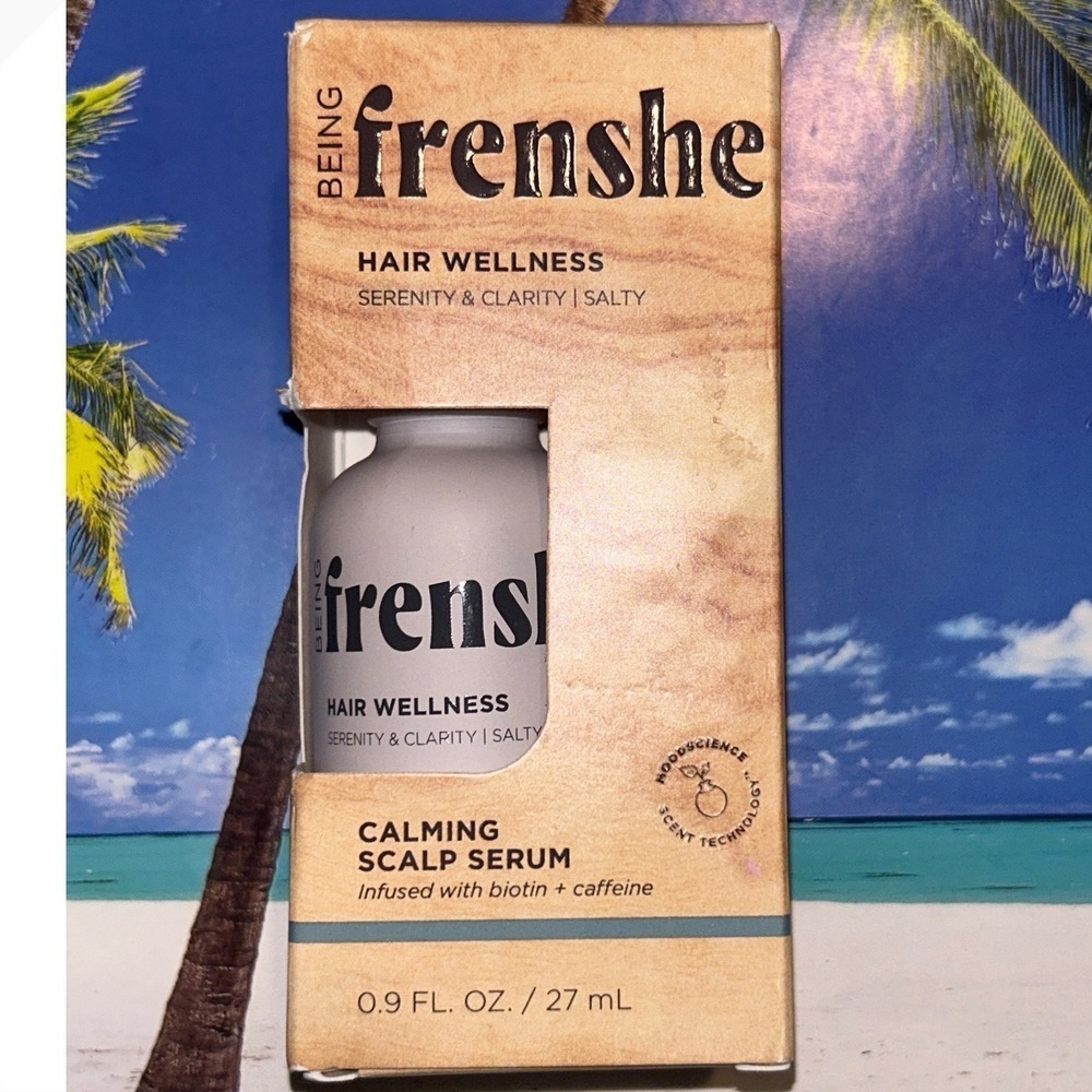 Being Frenshe Calming Scalp Serum Serenity & Clarity Salty Biotin 0.9oz